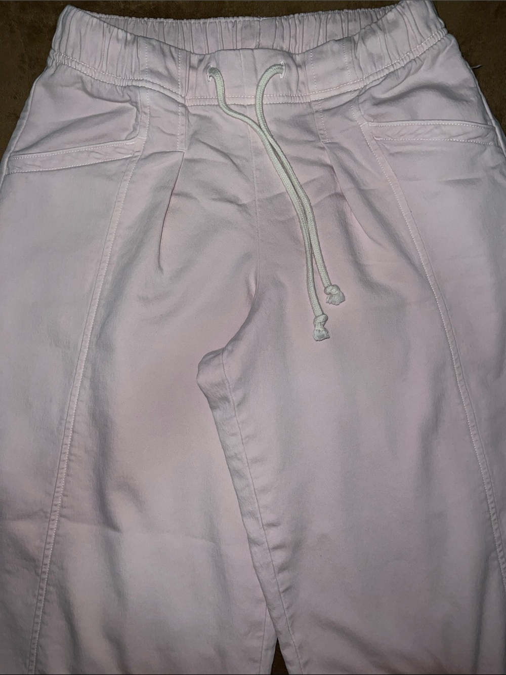 Aerie Daydream Denim Stretch Trouser Small Short onPink Petal - Picture 2 of 13